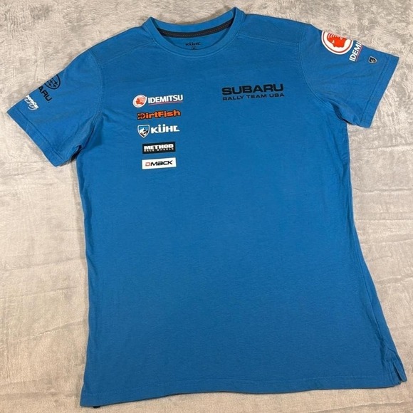 Kühler Schneider Other - KÜHL Subaru‎ Rally Team USA Racing T-Shirt | Blue | Medium